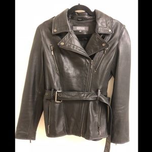 Kenneth Cole black leather jacket
